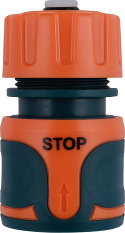 Цена за 2 шт. Коннектор IN GREEN GARDEN быстросъемный с аквастопом для шланга 1/2 SOFTEL GG556212055