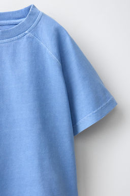 CONJUNTO JOGGING CAMISETA Y BERMUDA LISO / Azul