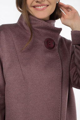 Пальто шерсть 80% женское демисезонное - El podio фото 5