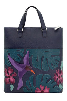 Сумка с аппликацией ДС-506-279 черный - Protege фото 7