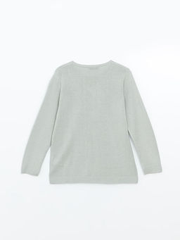 Bisiklet Yaka Desenli Kad?n Triko Kazak - Waikiki фото 2