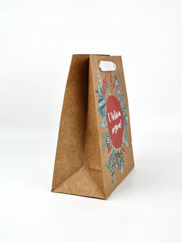 Набор пакетов крафтовых «Новогоднее поздравление»