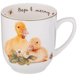 КРУЖКА LEFARD ЛОВИ СЧАСТЬЕ 380 МЛ