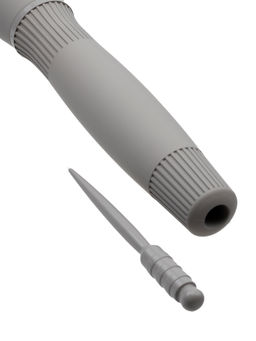 Kristaller Термобрашинг для укладки волос / Ceramic + Ionic TG-X27/25, 25 мм, серый