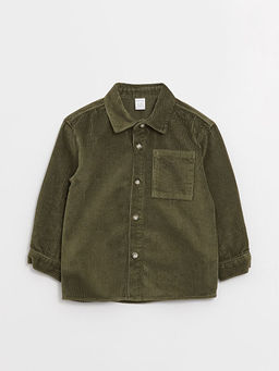 Uzun Kollu Basic Kadife Erkek Bebek G?mlek