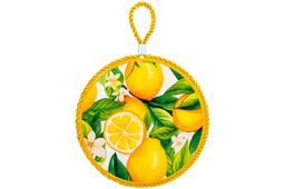 Подставка п/горячее 17*17*1 см Лимоны, круг - Elan gallery фото 5