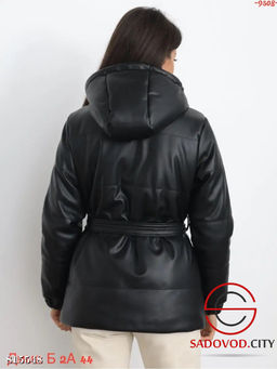Кожаная куртка с капюшоном - Bruno фото 3