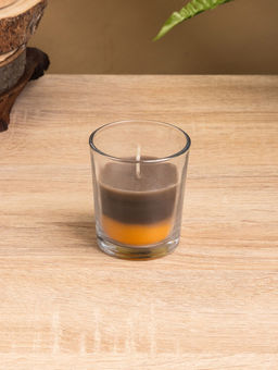 Свеча в стеклянном стаканчике «Двойной аромат», 6.5×6.5×7.5 см, МИКС аромата