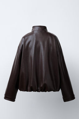 FAUX LEATHER JACKET - Zara фото 4