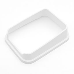 Туалет «Сима Люкс» с сеткой и бортом 30×39×19 см, серый