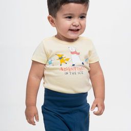CRB wear/CWNB 62875-21-289 Футболка для мальчика, экрю/Ex.Cherubino