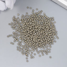 Бисер стекло 11/0 Металлик. Светлая бронза 10 гр - Simaland фото 2