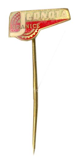 Значок рекламный обьединение HRANICE (Чехословакия)