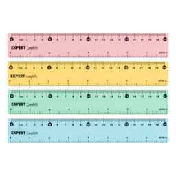 Expert Complete ECR-01 Линейка пластиковая 20 см 24 шт. ассорти