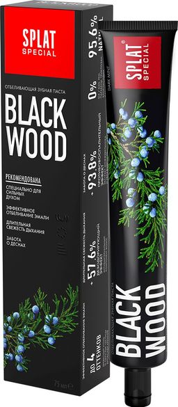 Special BLACKWOOD / ЧЕРНОЕ ДЕРЕВО зубная паста, 75 мл
