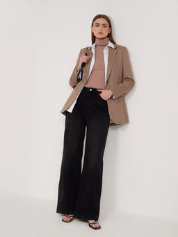 Трикотажная водолазка B2285/taupe - Emka фото 4