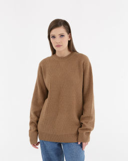 Джемпер из верблюжьей шерсти 01248 рыжий