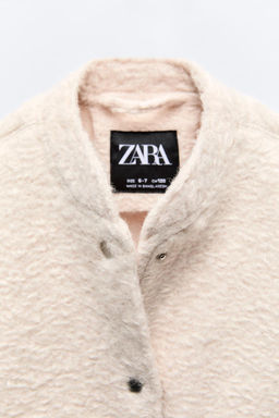 BOUCLE BOMBER JACKET WITH POCKETS - Zara фото 5