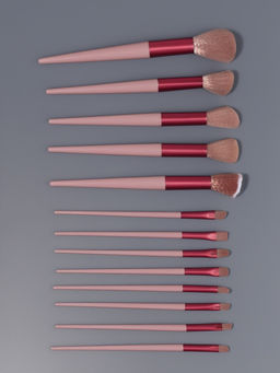 Набор кистей для макияжа PASTEL BLUSH, 13 шт., 10/22 (±1) см, сиреневый