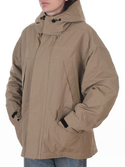 3090 DK. BEIGE Куртка демисезонная женская (100 гр. холлофайбер)