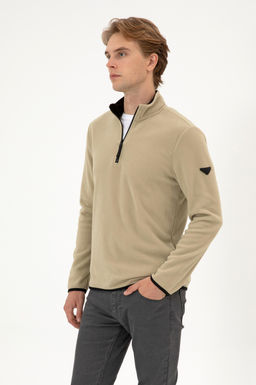 Erkek A__k Haki Basic Sweatshirt Sepette S_rpriz _ndirim - U.s. polo assn фото 3