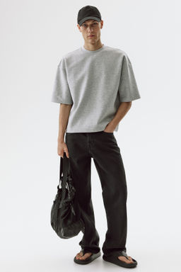 Camiseta efecto neopreno Oversized Fit - H&m фото 5