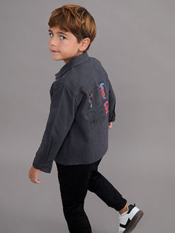 Spider-Man Bask?l? Erkek ?ocuk G?mlek