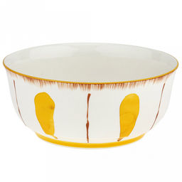 "Солнечный город" Салатник фарфоровый 1,7л, д20,2х8,8см, с деколью, отводка (Китай)