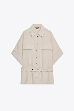 SAFARI SHIRT WITH BELT - Zara фото 6