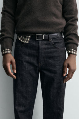 REVERSIBLE LEATHER BELT - Zara фото 8