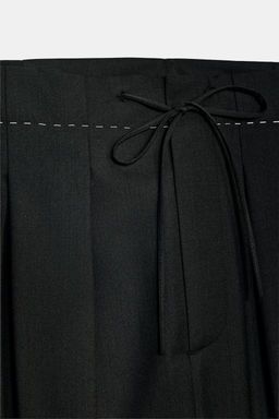 ZW COLLECTION LIMITED EDITION TOPSTITCHING TROUSERS - Zara фото 7