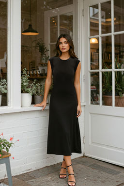 K?rm?z? Duz Y?rtmacl? Maxi Kaskorse A-line Ay Kol Orme Elbise TWOSS25EL00470 - Trendyolmilla фото 12