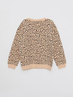 Bisiklet Yaka Minnie Mouse Bask?l? Uzun Kollu K?z ?ocuk Sweatshirt - Waikiki фото 2