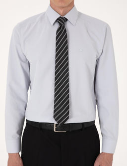 A__k Gri Regular Fit Uzun Kollu Basic G_mlek