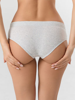 Цена за 2 штуки! Трусы слипы женские серые - Mark formelle фото 4