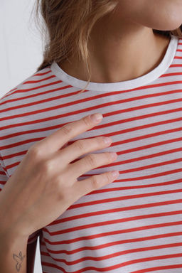 11066 Футболка базовая в полоску - Martichelli фото 4