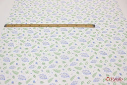 Муслин двухслойный Лесные веточки, ш.1.35м, хлопок-100%, 100гр/м.кв - Купава фото 2