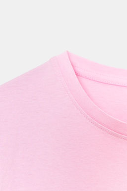 CAMISETA R?STICA ALGOD?N / Rosa - Zara фото 8