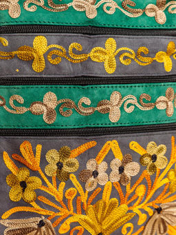 Сумка замшевая в ассортименте через плечо1107/45 - Ганг фото 2