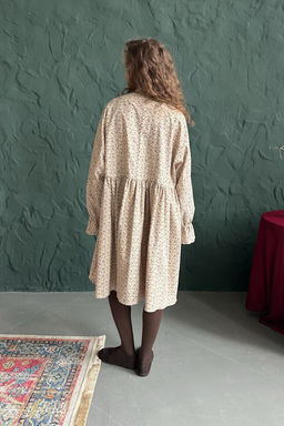 Платье женское PUFF059/10/Бежевый, коричневый