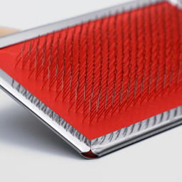 Пуходерка Wood большая широкая без капель, 12 х 19 см, длинная деревянная ручка - Пижон фото 4