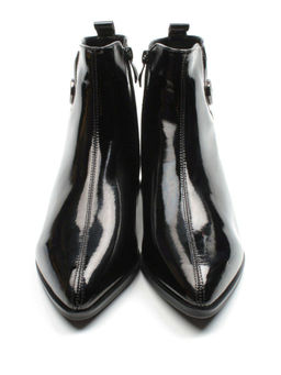 01-PCG265-1 BLACK Ботинки демисезонные женские (натуральная кожа, байка) - Фабричный китай фото 12