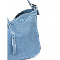 Сумка женская текстиль JN-76-8182, 1отд, плечевой ремень, голубой jeans SALE 261811 - Bobo фото 9