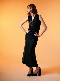 N2416 юбка женская черный - Mozart фото 7