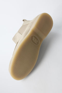 LEATHER DECK ANKLE BOOTS - Zara фото 7