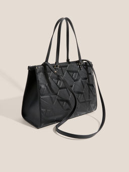 Женский тоут ARMANI EXCHANGE GYNGER Артикул 4368402, черный  фото 3