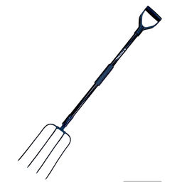 Вилы 4-рогие навозные кованные 295х208мм с ал.черенком 0,85м, ручкой "PROTEX Садовод"