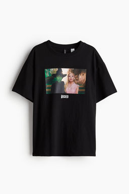Camiseta boxy con estampado - H&m фото 5