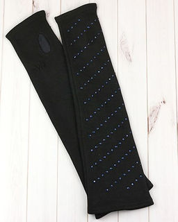 Митенки удлиненные трикотажные, 38 см