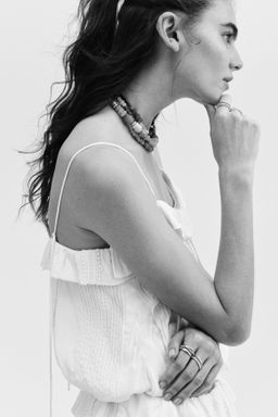 Top burbuja con tirantes espagueti - H&m фото 7